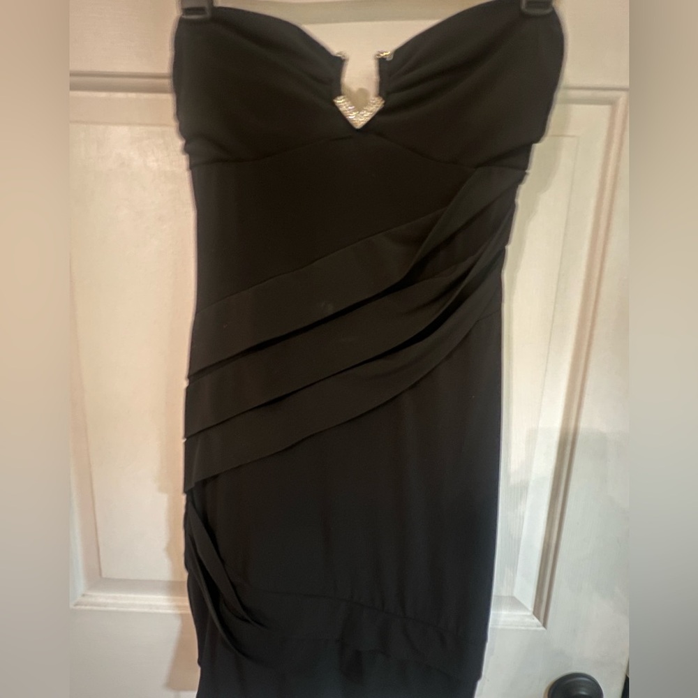Strapless, black, mini dress, perfect black dress for any occasion